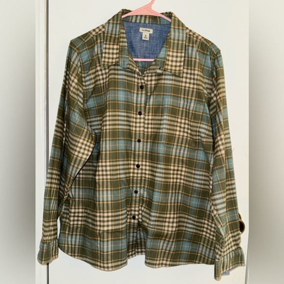 L.L. Bean Tops - L.L. Bean Flex All-Season Flannel Shirt